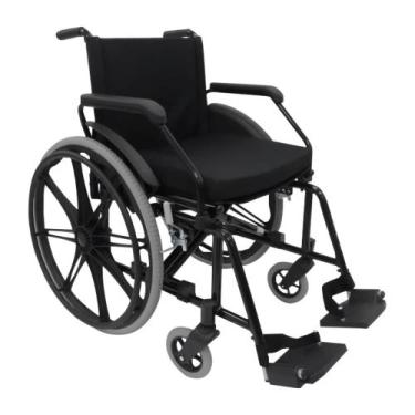 Imagem de Cadeira De Rodas Manual Dobrável Para Semi Obeso Modelo Poty - Jaguari