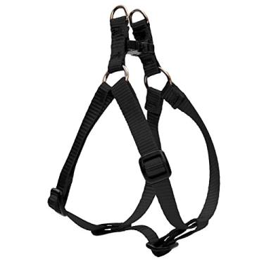 Imagem de LupinePet Arreio básico de 1,27 cm preto de 30,48 cm a 45,72 cm para cães pequenos
