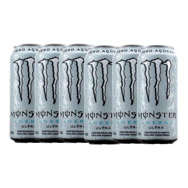 Imagem de Kit 6 Energético Monster Energy Ultra com 473ml