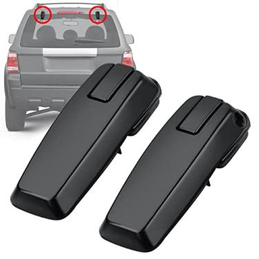 Imagem de Conjunto de dobradiças de vidro para porta traseira direita e esquerda compatível com Ford 08-12 Escape 08-11 Mercury Mariner 08-11 Mazda Tribute Tailgate traseira substituição # 8L8Z78420A68C 8L8Z78420A68D