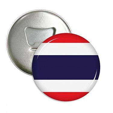 Imagem de Bandeira nacional da Tailândia, país da Ásia, abridor de garrafas, ímã de geladeira, emblema multifuncional