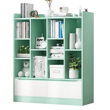 Imagem de KIZQYN Estante de livros do chão ao teto, estantes da sala de estar do quarto da família, armários de armazenamento estante