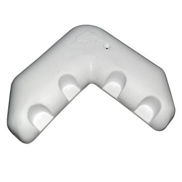 Imagem de Dock Edge Para-choques de canto na base de doca preenchido com ar, branco