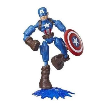 Imagem de Figura Avengers Bend And Flex Capitão America Hasbro