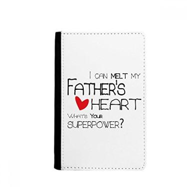 Imagem de Porta-passaporte I Can Melt My Father's Heart Best Papa Love Notecase Burse capa carteira porta-cartões