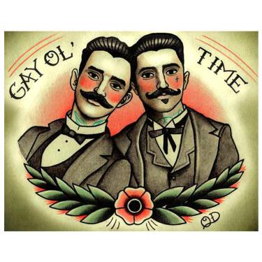 Imagem de Placa Decorativa Para Barbearias Quyen Dihn gay Ol' Time
