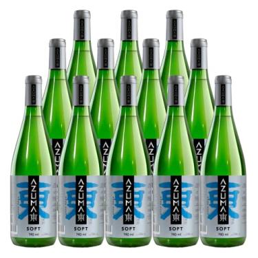 Imagem de Saquê Azuma Soft Sake Seco 740ml 12 Unidades