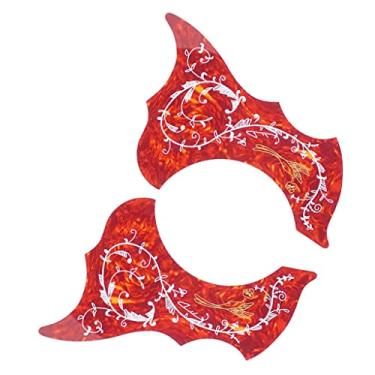 Imagem de SDENSHI 2 peças de placa de proteção antiarranhões para guitarra acústica, substituição perfeita, autoadesivos em forma de pássaro, mão direita e esquerda