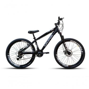 Imagem de Bicicleta Gios 26 4trix/frx Freio Disco Mec Cambios Shimano 21v Preto Brilho Cinza