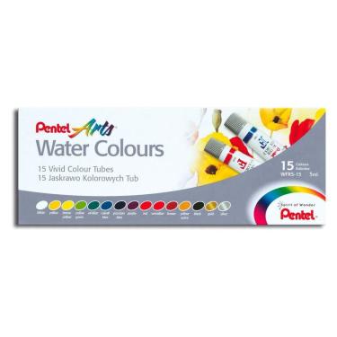 Imagem de Aquarela Em Bisnaga Pentel - Estojo Com 15 Cores