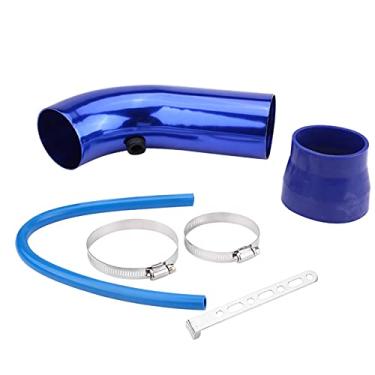 Imagem de 76mm/3 Polegadas Universal Tubo de Entrada de Ar Frio para Carro Kit de Mangueira Kit de Filtro (Azul)