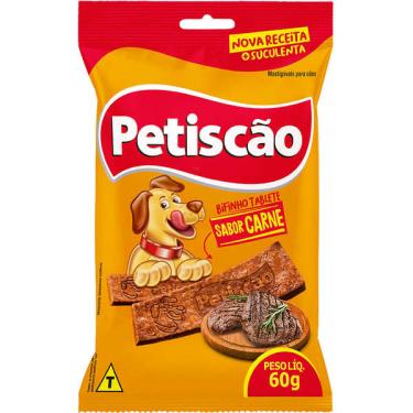 Imagem de Bifinho Petiscão para Cães Sabor Carne - 60g