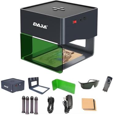 Imagem de FONLAND Máquina de gravura a laser DJ6 para, Máquina de Gravação a Laser de Mesa Portátil para DIY Fácil de Conectar com Windows/Android/iOS Offline Graving