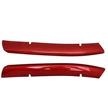 Imagem de Guarnição inferior da grade dianteira, guarnição da moldura da tampa da grade resistente ao desgaste vermelho antienvelhecimento substituição para Mazda CX-5 2017-2020 para acessórios