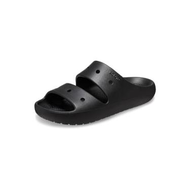 Imagem de Crocs Sandálias clássicas unissex para adultos 2.0, chinelos para mulheres e homens, Preto, 42