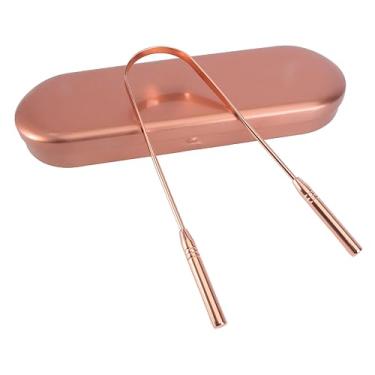 Imagem de Baluue 1 Unidade limpador de língua raspador de língua raspador de lingua limpador lingua limpador de lingua limpador de metal Higiene oral escova de língua escova oral adulto