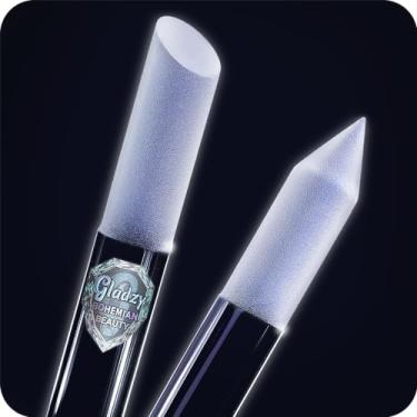 Imagem de (Glass Cuticle Pusher) - Glass Cuticle Pusher by Gladzy - Manicure Stick, Professional Precision Filing Cuticle Remover, Soft, Smooth, Elegant-Looking Nails, Abrasive Surface Never Wears Out, Genuine Czech Quality