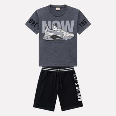 Imagem de Conjunto Infantil Masculino Camiseta + Bermuda Milon 13466.0001.4 Milon-Masculino