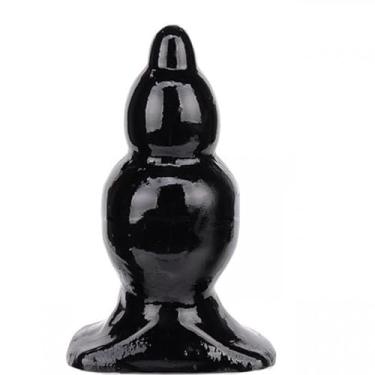 Imagem de PLUG ANAL 11,5X4,8CM COR BEGE (PRETO)