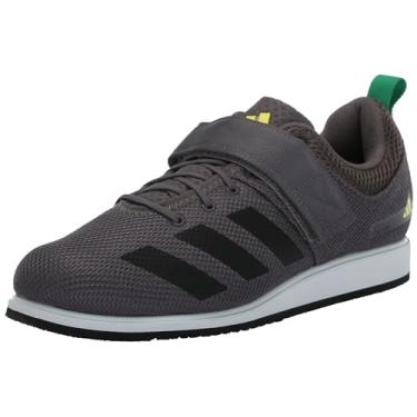 Imagem de adidas Tênis unissex para halterofilismo Powerlift 5, Carvão/preto/branco, 5.5 Women/4.5 Men