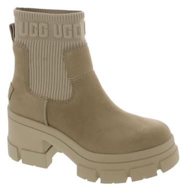 Imagem de UGG Bota feminina Brooklyn Chelsea Fashion, Semente de mostarda nobuck, 38