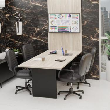 Imagem de Mesa Para Escritório Com Painel 2mx1m Tampo 30mm (Dubai)