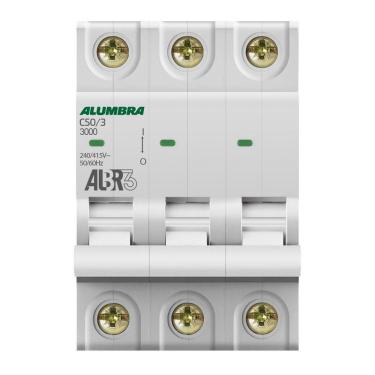 Imagem de Disjuntor Tripolar 3P 50A Curva C ALBR3 Alumbra