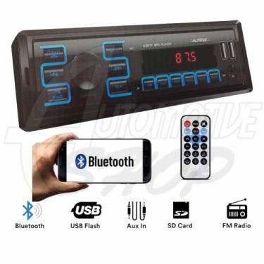 Imagem de Som Radio Automotivo Mp3 Player 2201 Buetooth AUX Dual USB - Automotiv