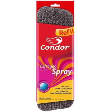 Imagem de Refil Para Vassoura Mop Spray Condor Esfregão Limpa Chão