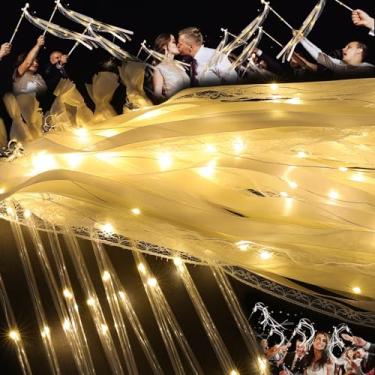 Imagem de Espumantes de casamento, varinhas de casamento com 3 modos coloridos de piscar