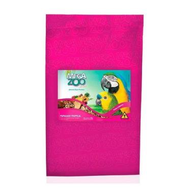 Imagem de Ração Megazoo Mix para Papagaios Tropical - 6kg