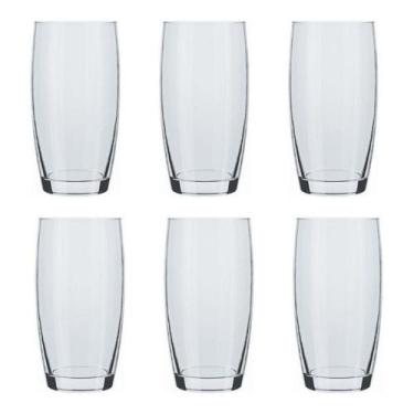 Imagem de Conjunto de Copos de Vidro Oca 300ml 6 Peças - Nadir, Transparente, 6