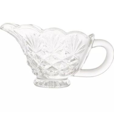 Imagem de Molheira Leiteira de Vidro Cristal 140ml Com Alça Dublin Lyor