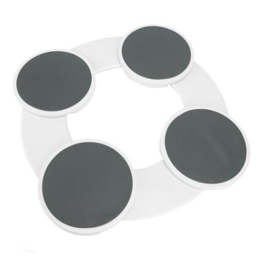 Imagem de Mesa Giratória Lazy Susan, Organizador Lazy Susan Giratório de 360°, Rack de Temperos Antiderrapante, Bandeja Organizadora de Alimentos Giratória para Mesa de Jantar(conjunto de 4)