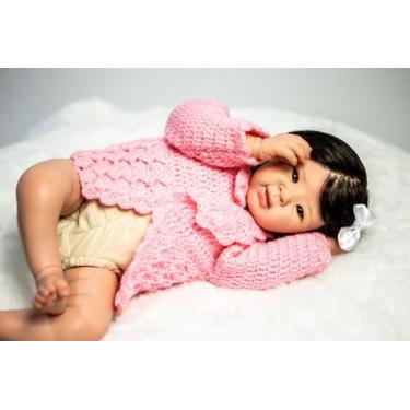 Imagem de Boneca Reborn Japonesa Linda Enxoval Completo - Mundo Azul E Rosa