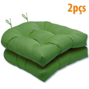 Imagem de Almofada Para Cadeira Futton Solid 40x40cm - 2pçs - FASTLAR, *Verde