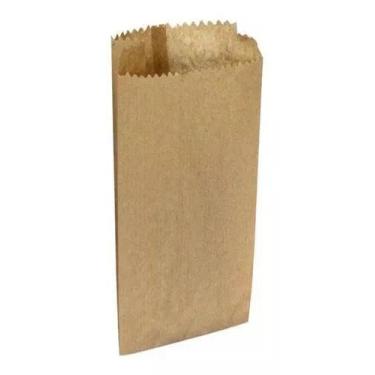 Imagem de Saco De Papel Kraft 1kg - 500 Unidades 26x10 - Tolepel