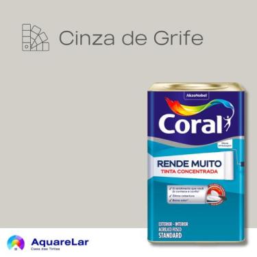 Imagem de Rende Muito Coral Fosco 16L, CINZA DE GRIFE