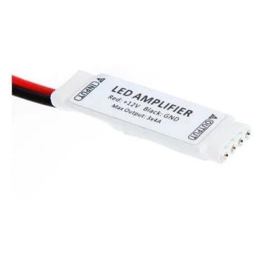 Imagem de Amplificador Sinal Fita Led Rgb 5050 3528 Conector Repetidor - S/M