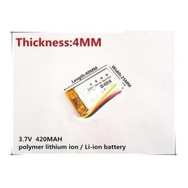 Imagem de 1 Peça 402540 3 Fios 420mah 4mm X 25mm X 40mm - - bgb