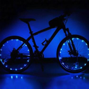 Imagem de Lanterna Led Luz Iluminação Sinalizador Noturno para Roda Bicicleta Bi
