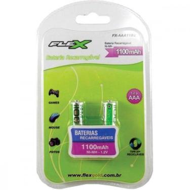 Imagem de Pilha Flex Recarreg,Aaa C/2 - flex xcell