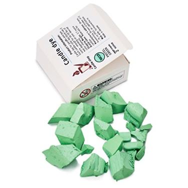 Imagem de Corante em blocos para fabricação de velas de soja, cera, parafina, 57 g - verde-pastel