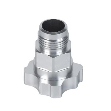 Imagem de InoKraft Adaptador de pistola de pulverização para sistema de pintura M3/8 * 19, 3/20.3 cm macho 19 Thread BSP, compatível com pistolas de pulverização HVLP de tamanho completo Devilbiss Startingline,