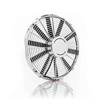 Imagem de Be Cool 75034 Ventilador elétrico cromado de alto torque de 40,64 cm