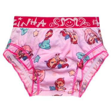 Imagem de Kit 20 Moda Intima Calsinha Criança Revenda Malha Pv - Empório da Roup