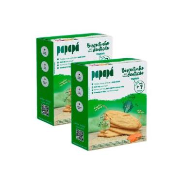 Imagem de Kit 2 Biscoitinho para Fase da Dentição Papapá Vegetais 7+ Meses 36g