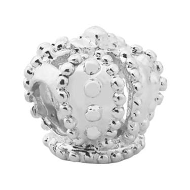 Imagem de Pingente Prata Link Coroa Maciça 8x10mm - Convex