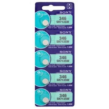 Imagem de Bateria 346 SR712SW Sony / Murata Cartela C/5 Pilha 1.55V