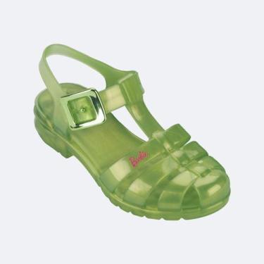 Imagem de Sandália Grendene Barbie Duo Estilosa Confortável, Verde, 26/27